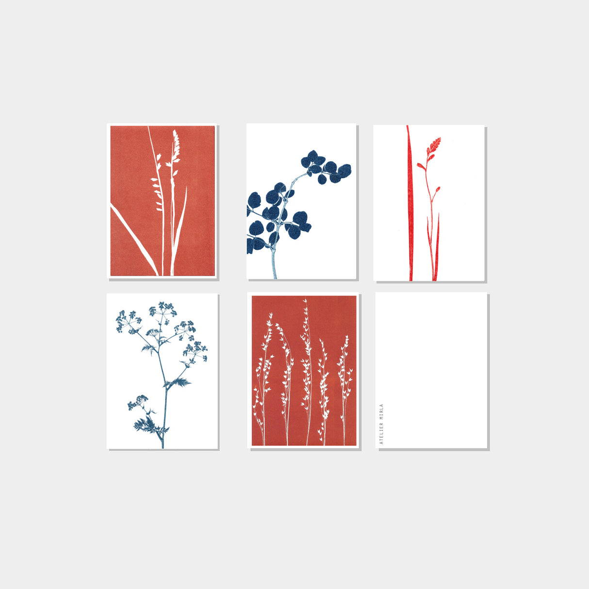 Atelier Mirla Grusskarte Siena ass.