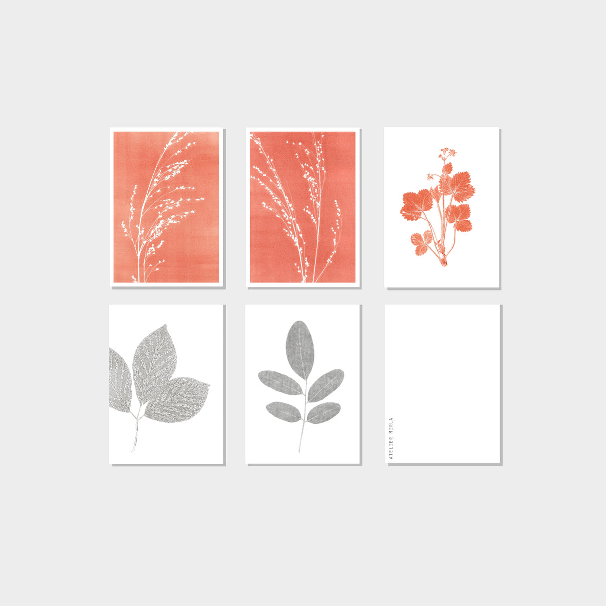 Atelier Mirla Grusskarte Rote Erden ass.