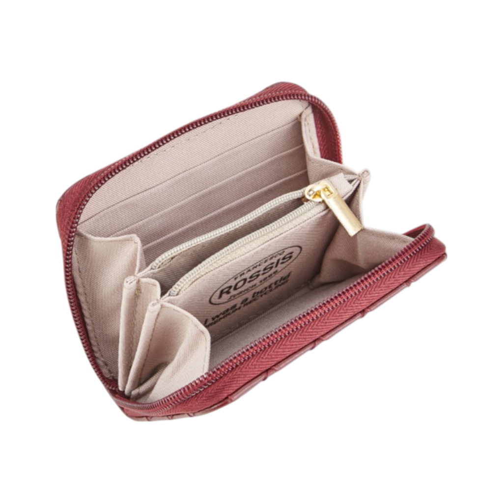 ROSSIS Money 1 Flechtoptik, Bordeaux