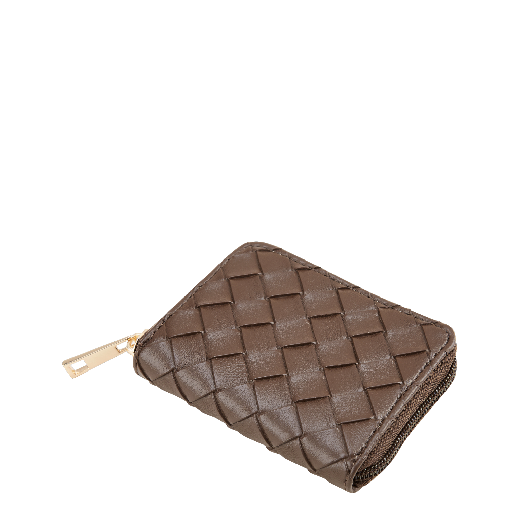 ROSSIS Money 1 Flechtoptik, Espresso