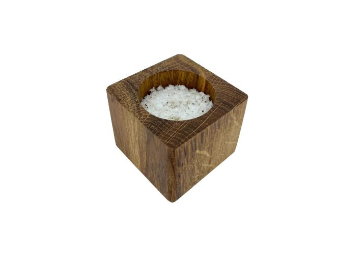 soñho Especias Gewürz & Salzbehälter aus Holz, quadratisch