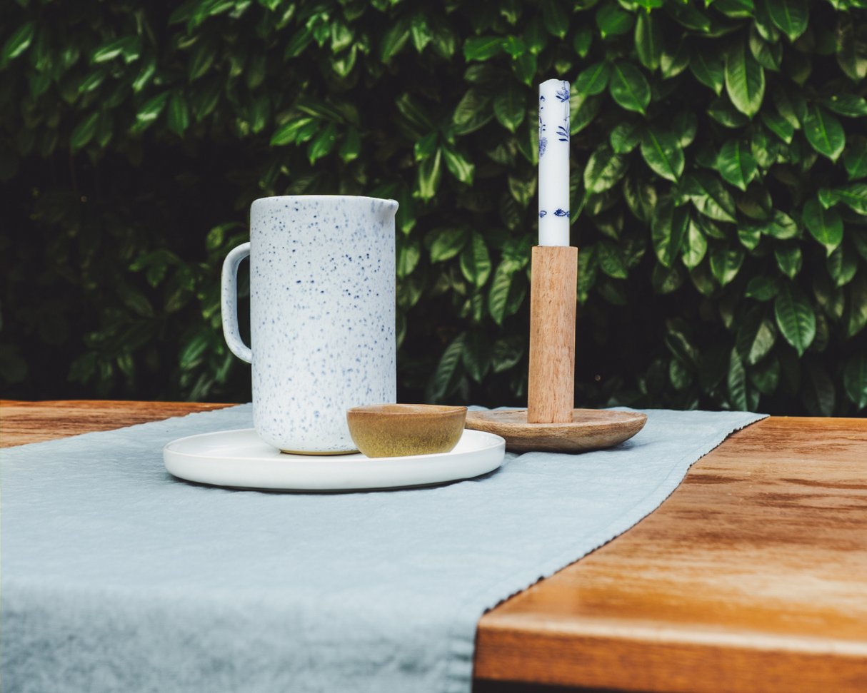 soñho Abraço Tischläufer 50 x 150 grünblau