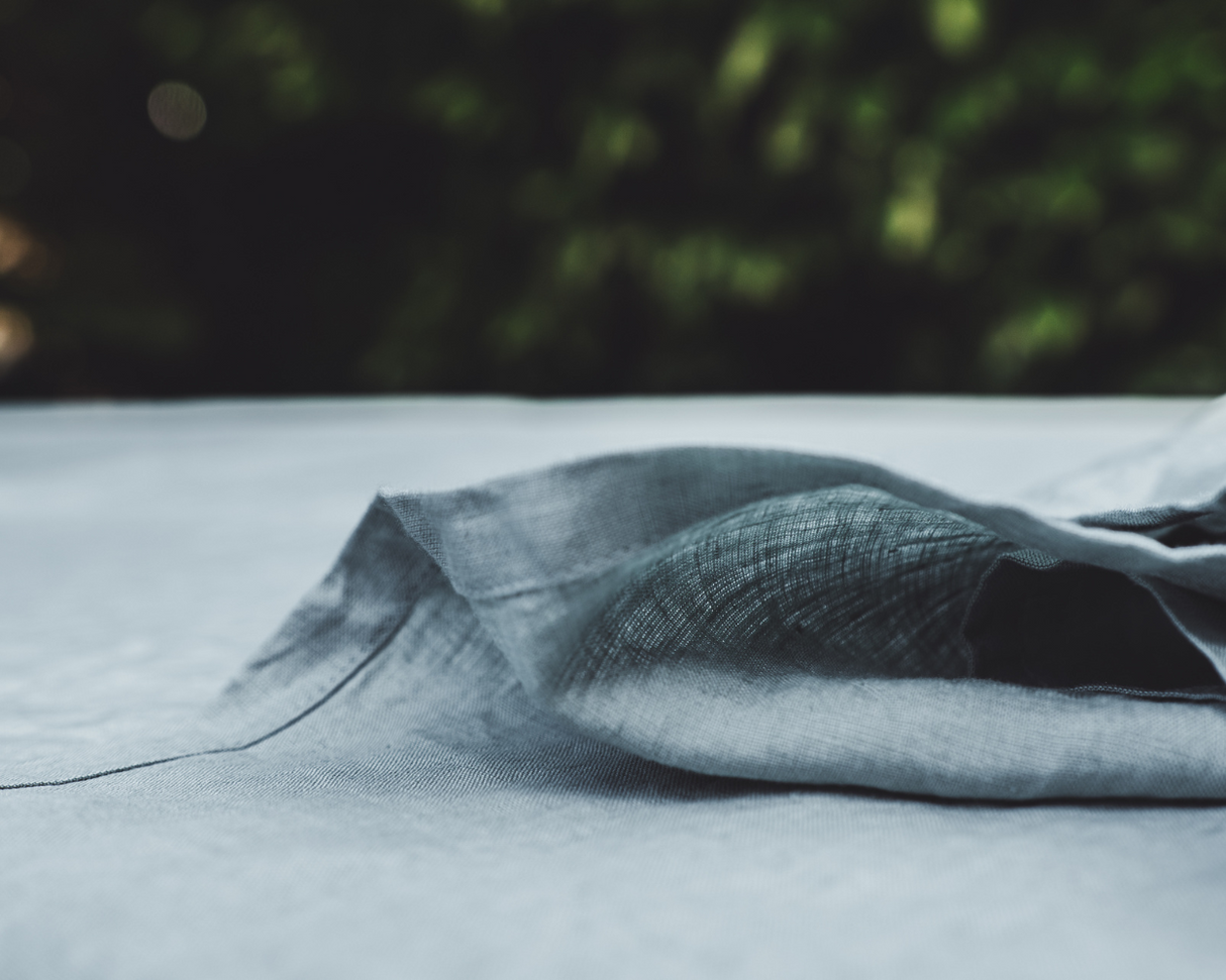 soñho Abraço Tischdecke 150 x 320 grünblau