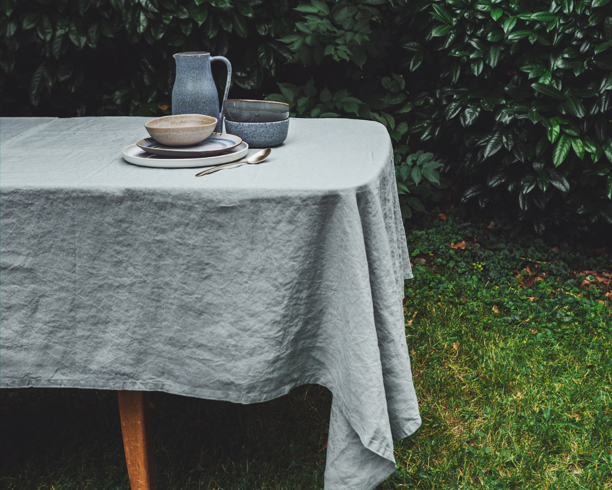 soñho Abraço Tischdecke 150 x 250 grünblau