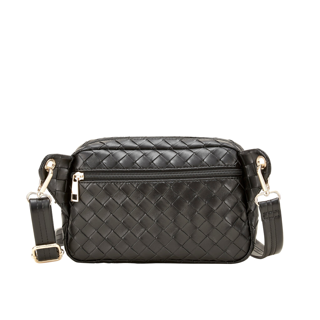 ROSSIS Aline Flechtoptik, Black