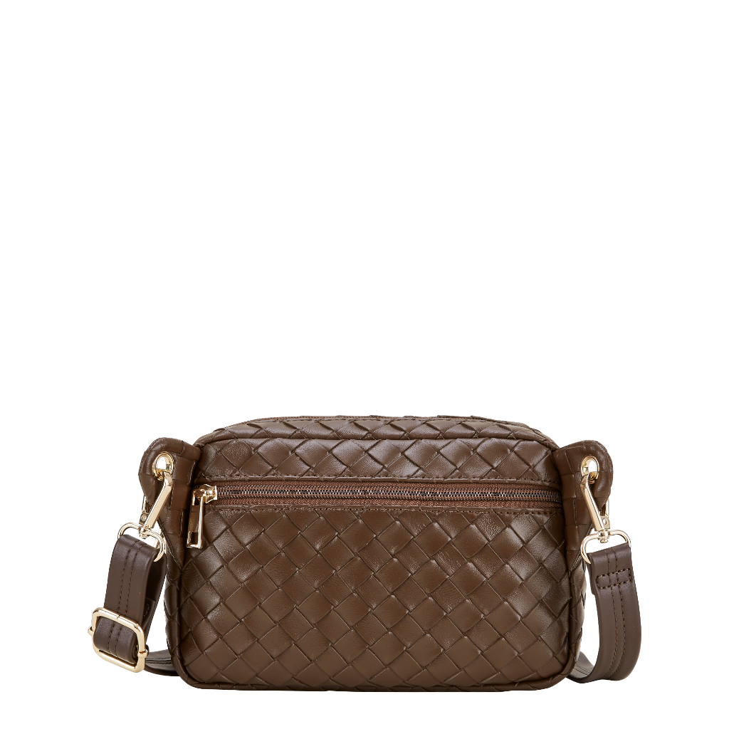 ROSSIS Aline Flechtoptik, Espresso