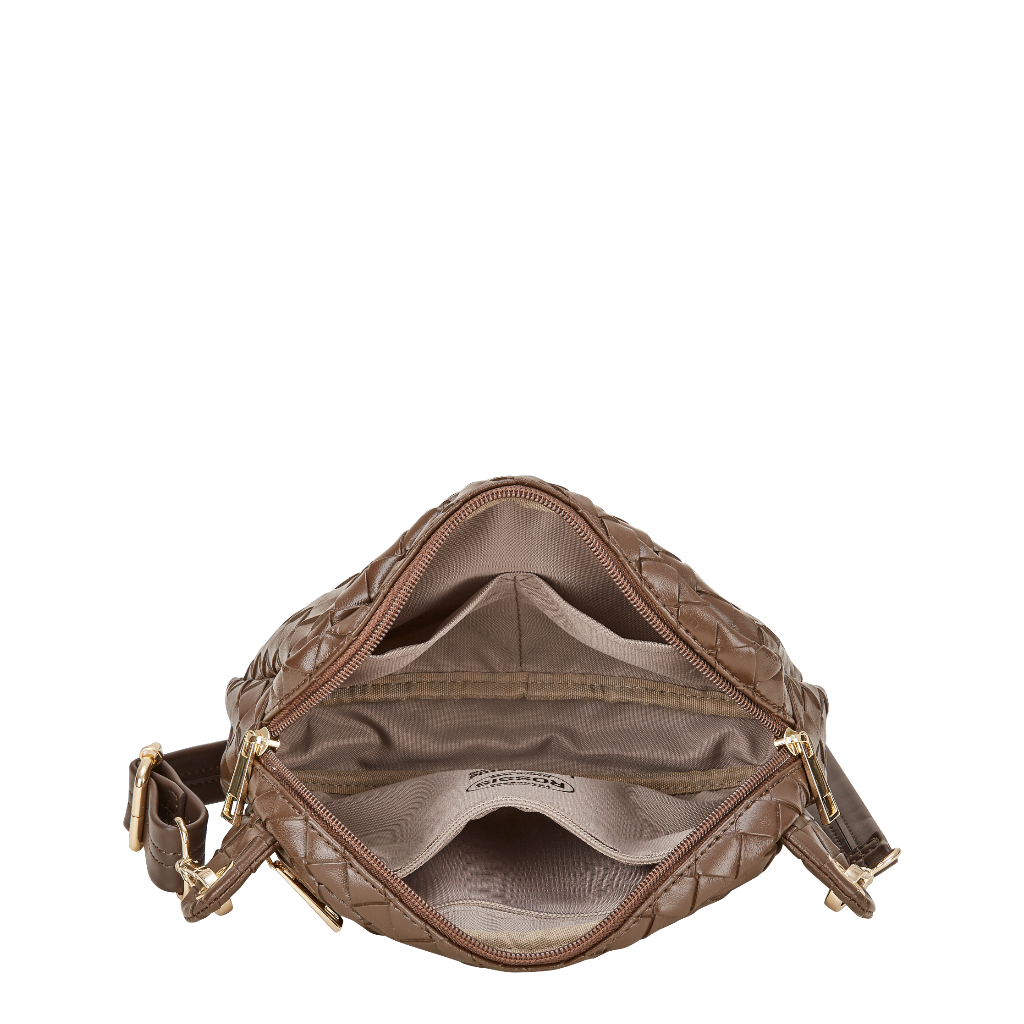 ROSSIS Aline Flechtoptik, Espresso