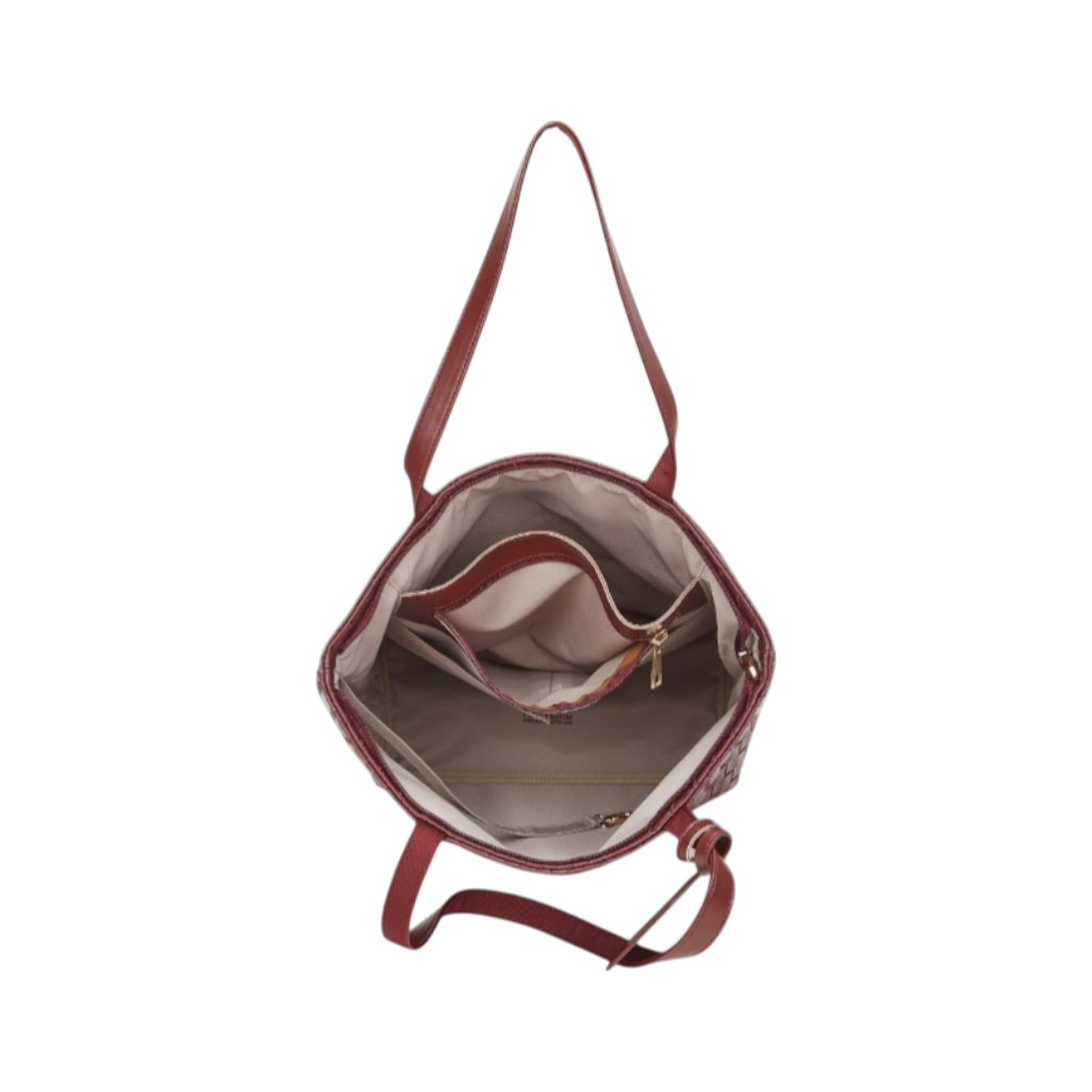 ROSSIS Emily Flechtoptik, Bordeaux