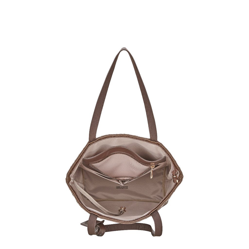 ROSSIS Emily Flechtoptik, Espresso