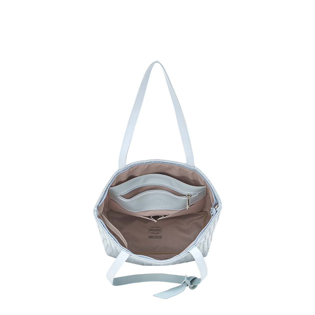 ROSSIS Emily Flechtoptik, Cloud Blue