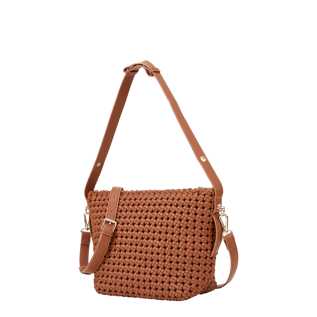 ROSSIS Charlotte Handgeknotet, Camel