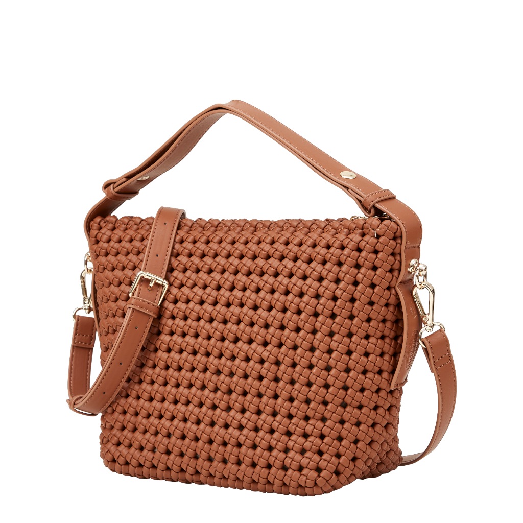 ROSSIS Charlotte Handgeknotet, Camel