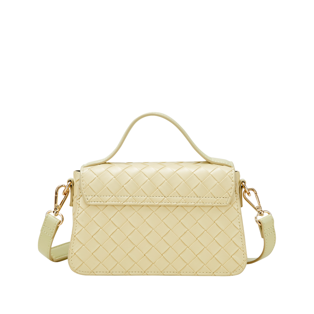 ROSSIS Martha Flechtoptik, Butter Yellow