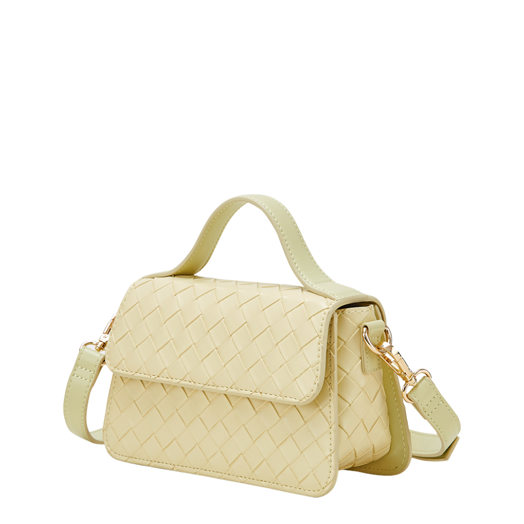 ROSSIS Martha Flechtoptik, Butter Yellow