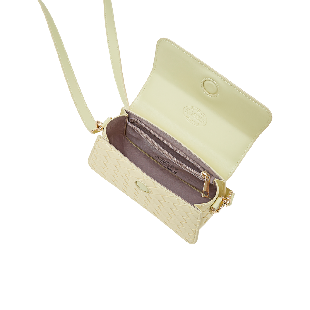 ROSSIS Martha Flechtoptik, Butter Yellow