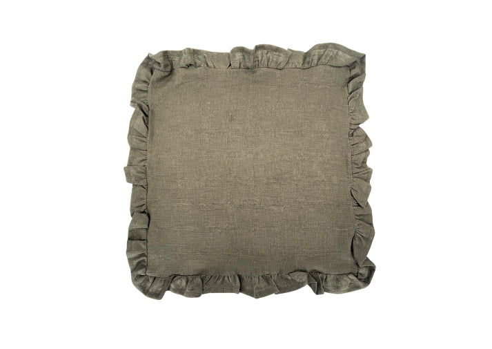 Aida Home Ruffle Stoffserviette 45 x 45 taupe