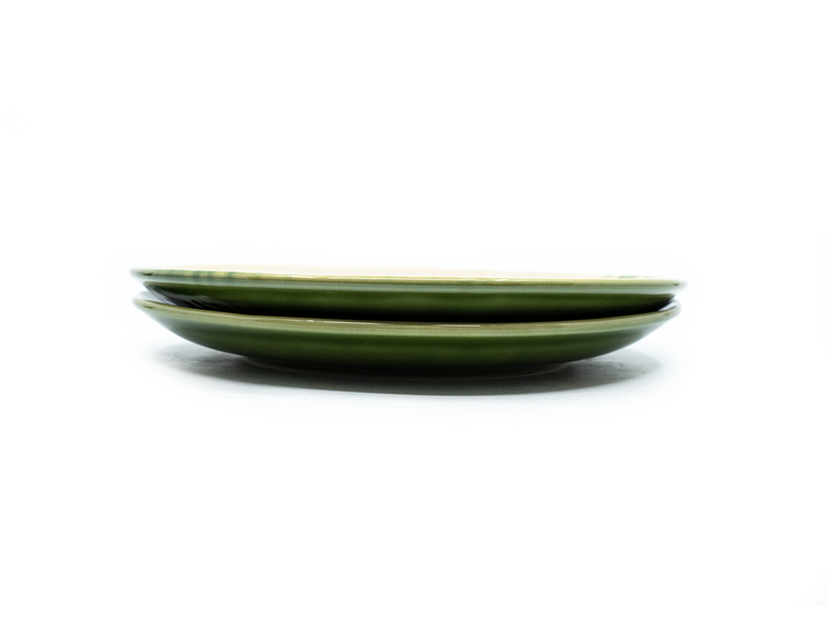 soñho Coral Verde Teller klein Ø 22 grünweiss reaktiv