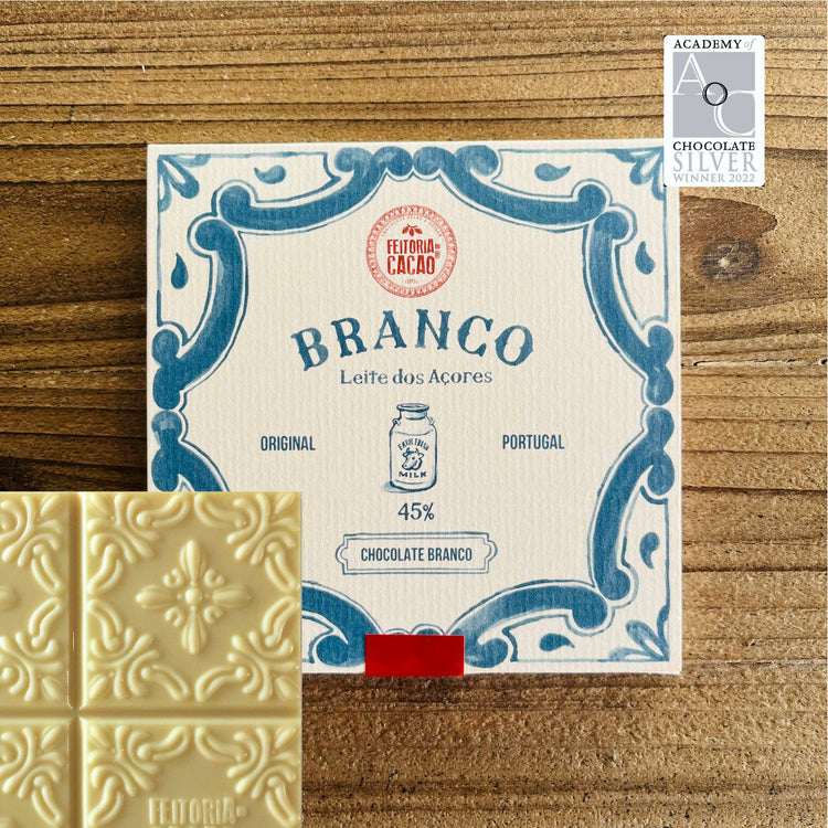 Feitoria do Cacao Branco weisse Schokolade mit Azorenmilch 45%