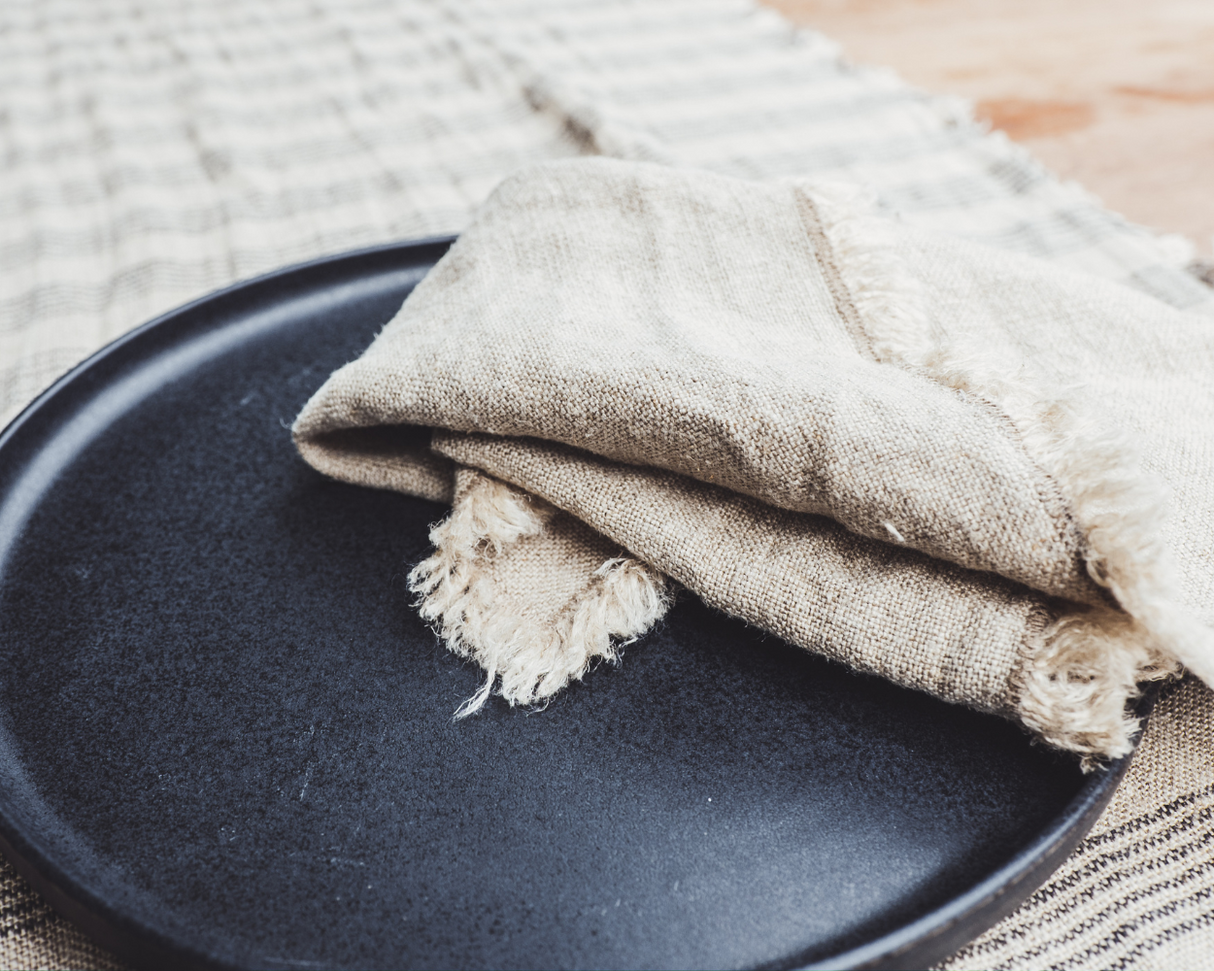 Casa de campo - Stoffservietten 2-pack 40 x 40 natur auf Noite Teller