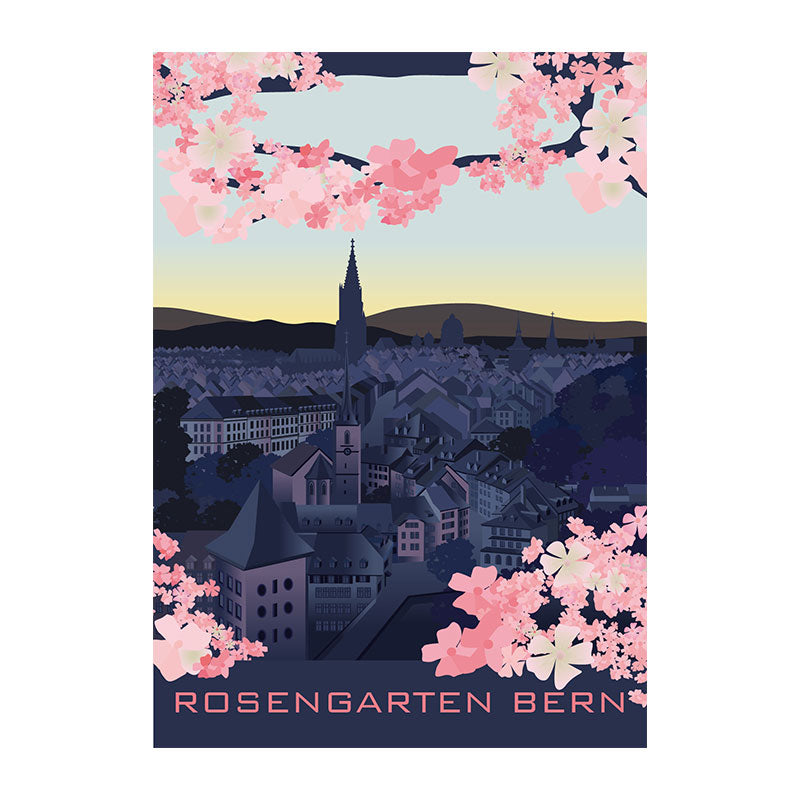 s.wert Poster Bern Rosengarten, A3