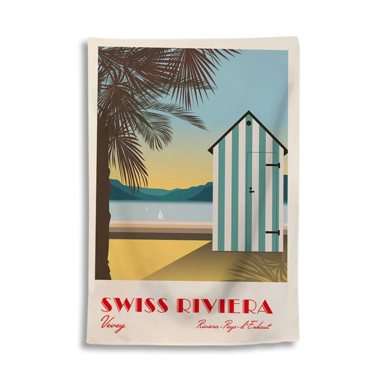 s.wert Badetuch Swiss Riviera Vevey, 150 x 100 cm