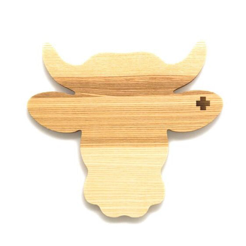 Kuhkopf Brettli mit Kreuz - Esche-Braunkern