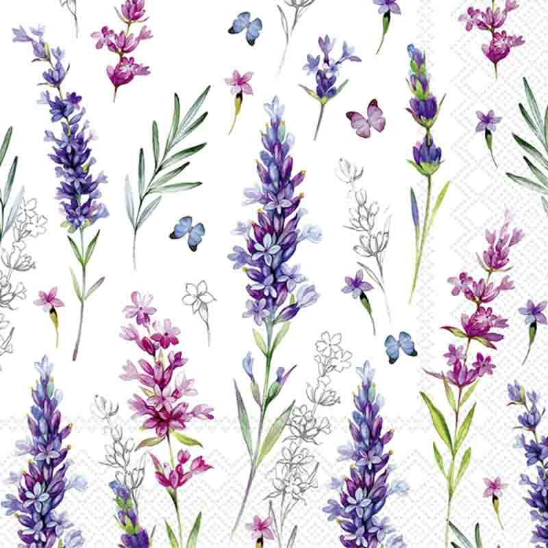 Wimmel Servietten 33x33 cm - LISA white