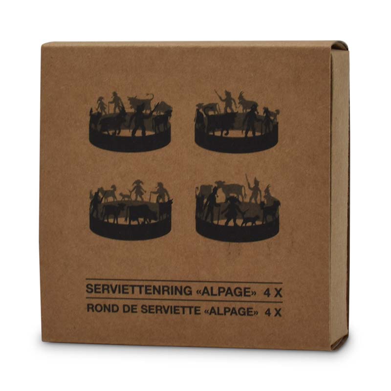 Lumière des Alpes À Table - Serviettenring Alpage 4 Stk.