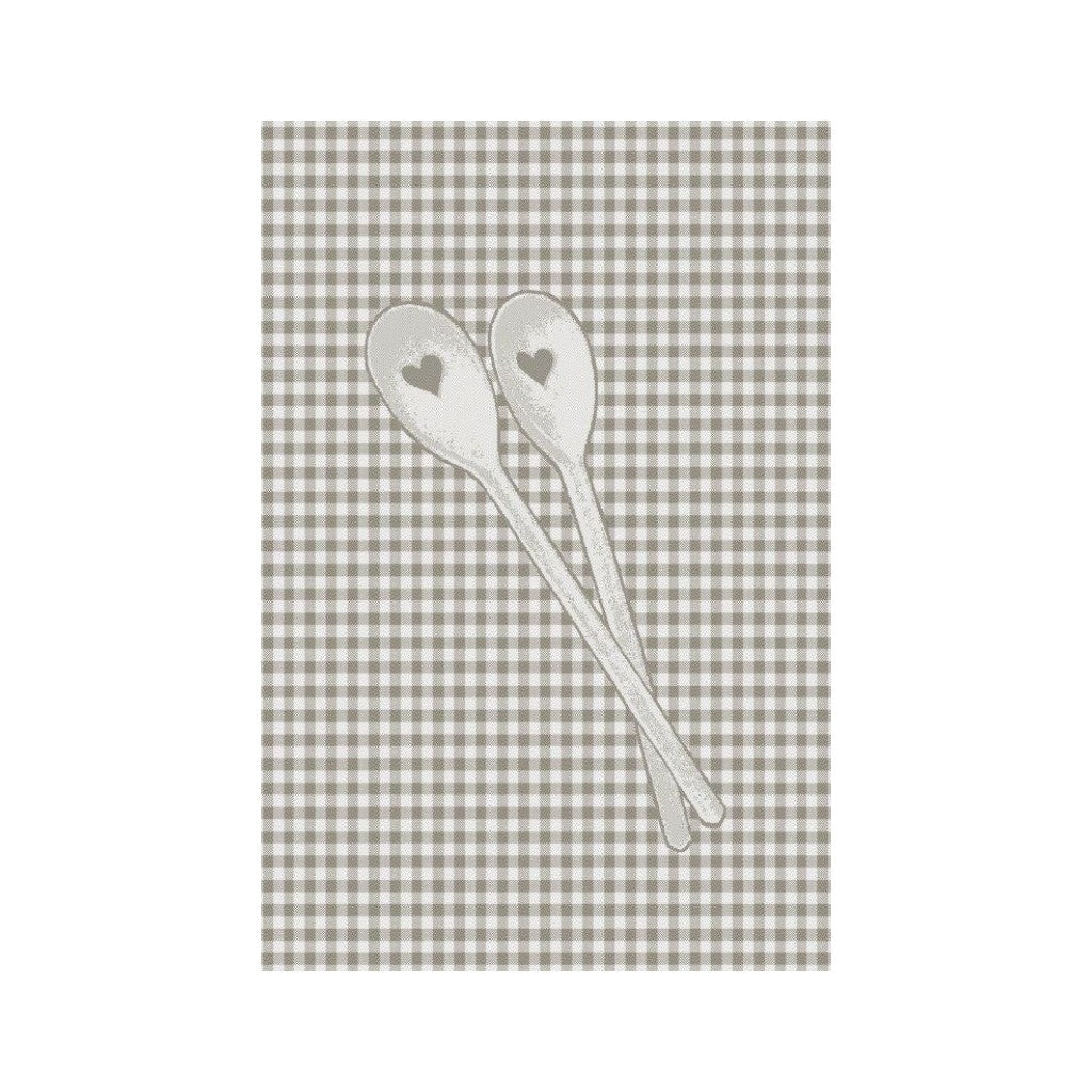 KULTSCHTOFF Küchentuch Kochloeffel, Taupe