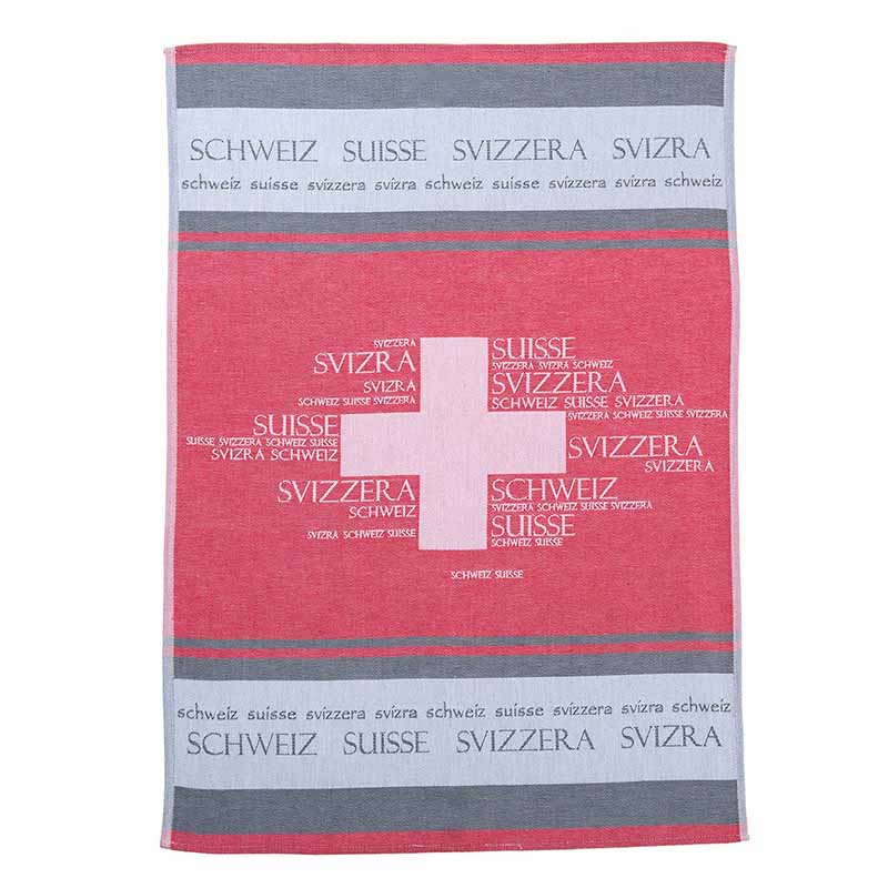 KULTSCHTOFF Küchentuch SCHWEIZ, Rot