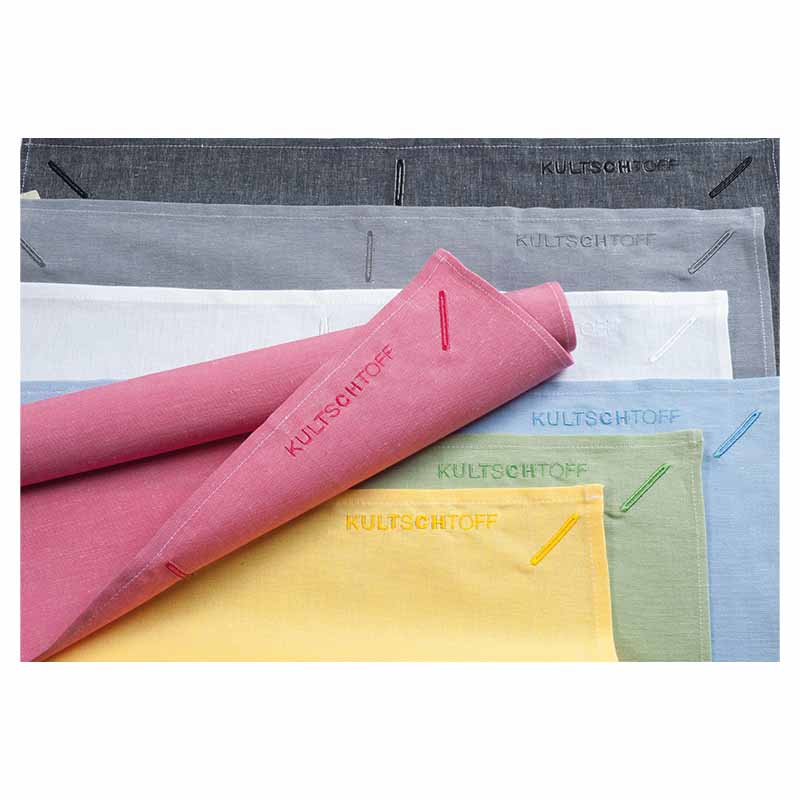 KULTSCHTOFF Knopfloch Geschirrtuch, linde