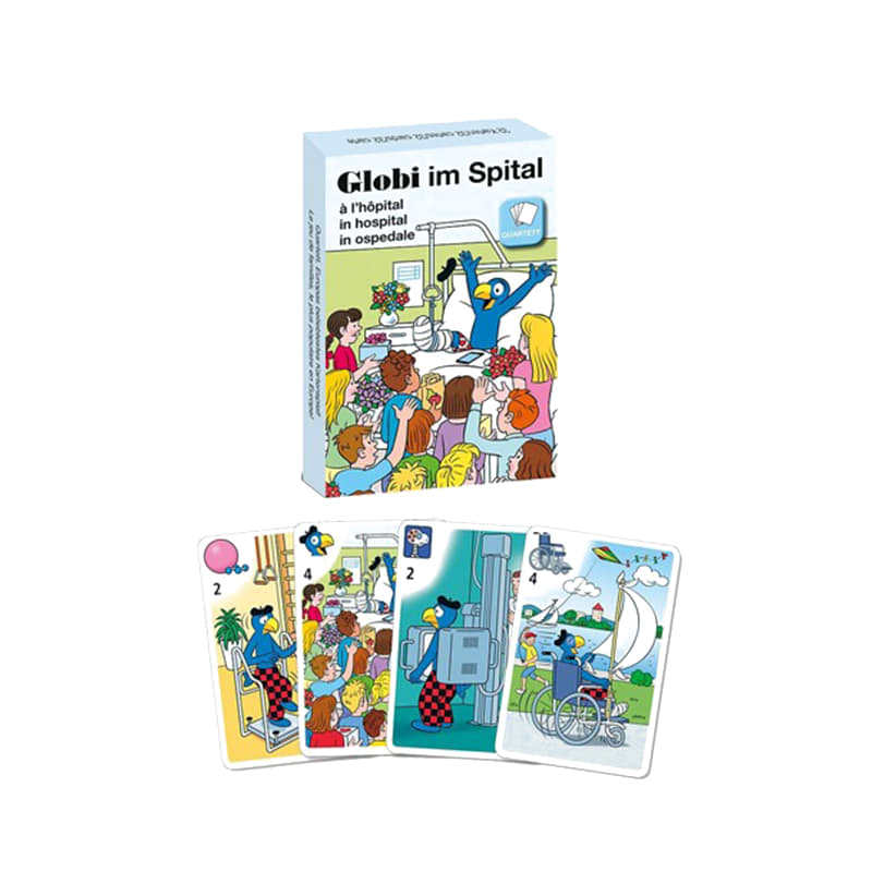 Globi Quartett im Spital