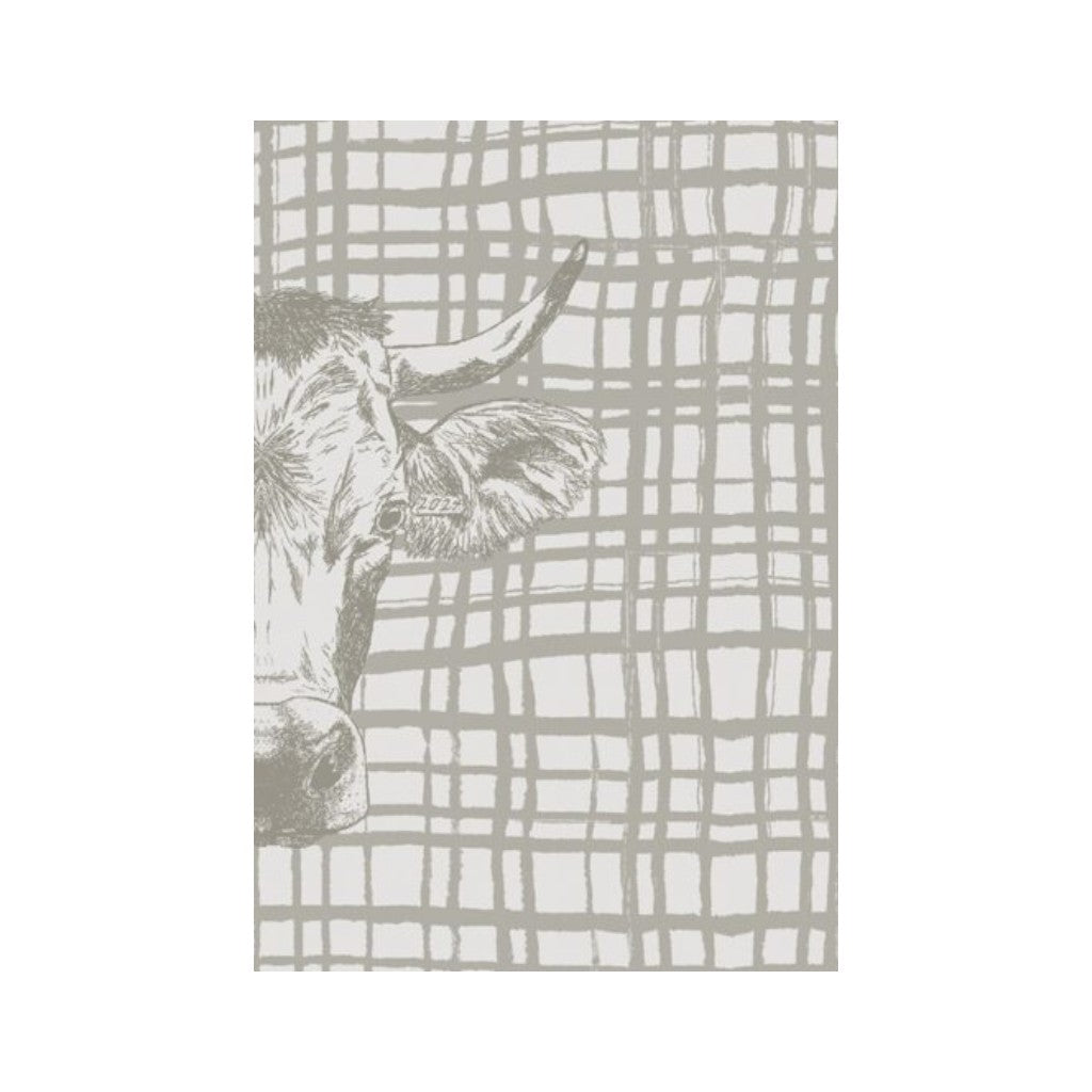 KULTSCHTOFF Küchentuch Kuhmotiv, Taupe