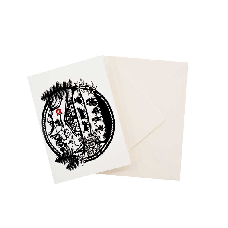 Esther Gerber Karte - Alpleben rund A6