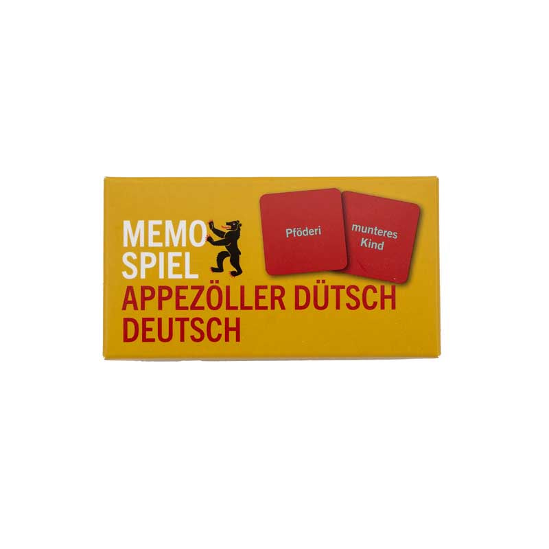 Memoriespiel - Appezöller Dütsch