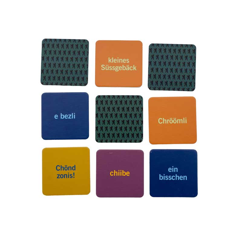 Memoriespiel - Appezöller Dütsch