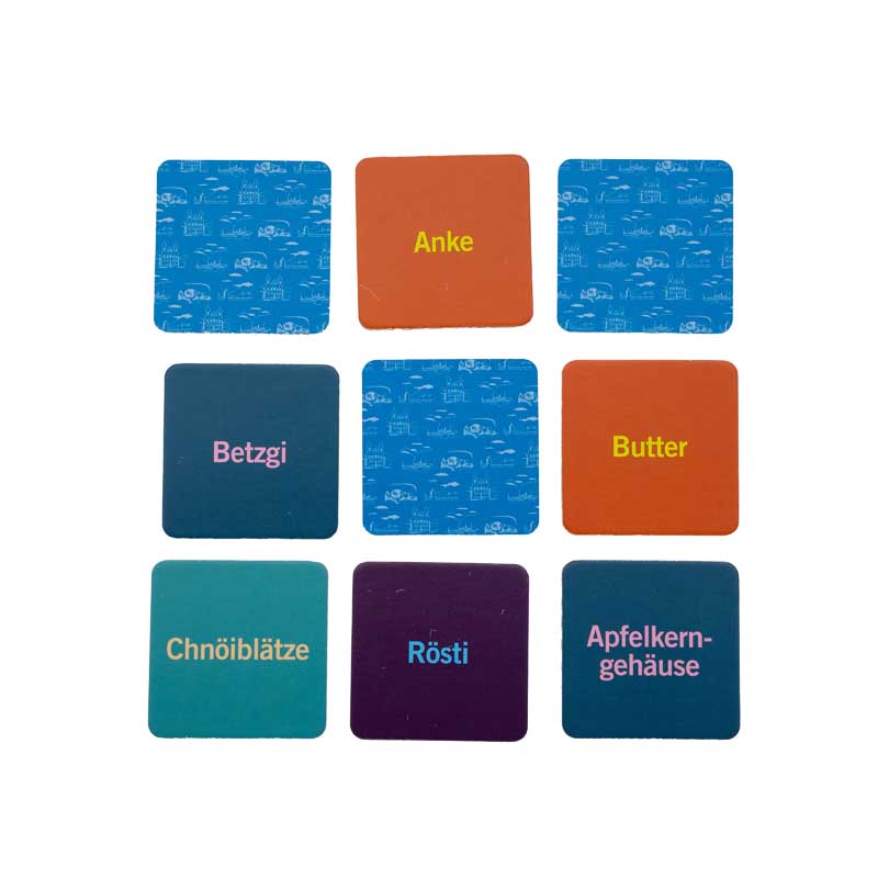 Memoriespiel - Lozärner Düütsch