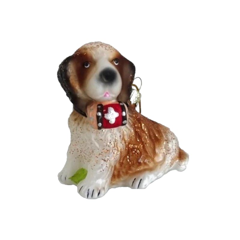 creanorm Glas Ornament Bernhardiner Baby