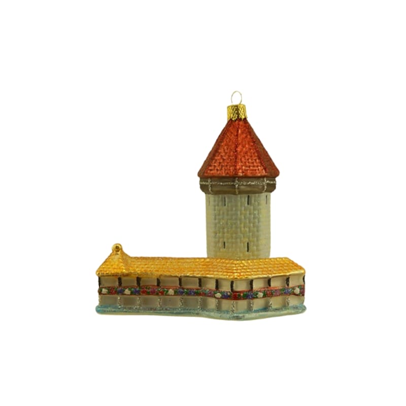 creanorm Glas Ornament Kapellbrücke Luzern