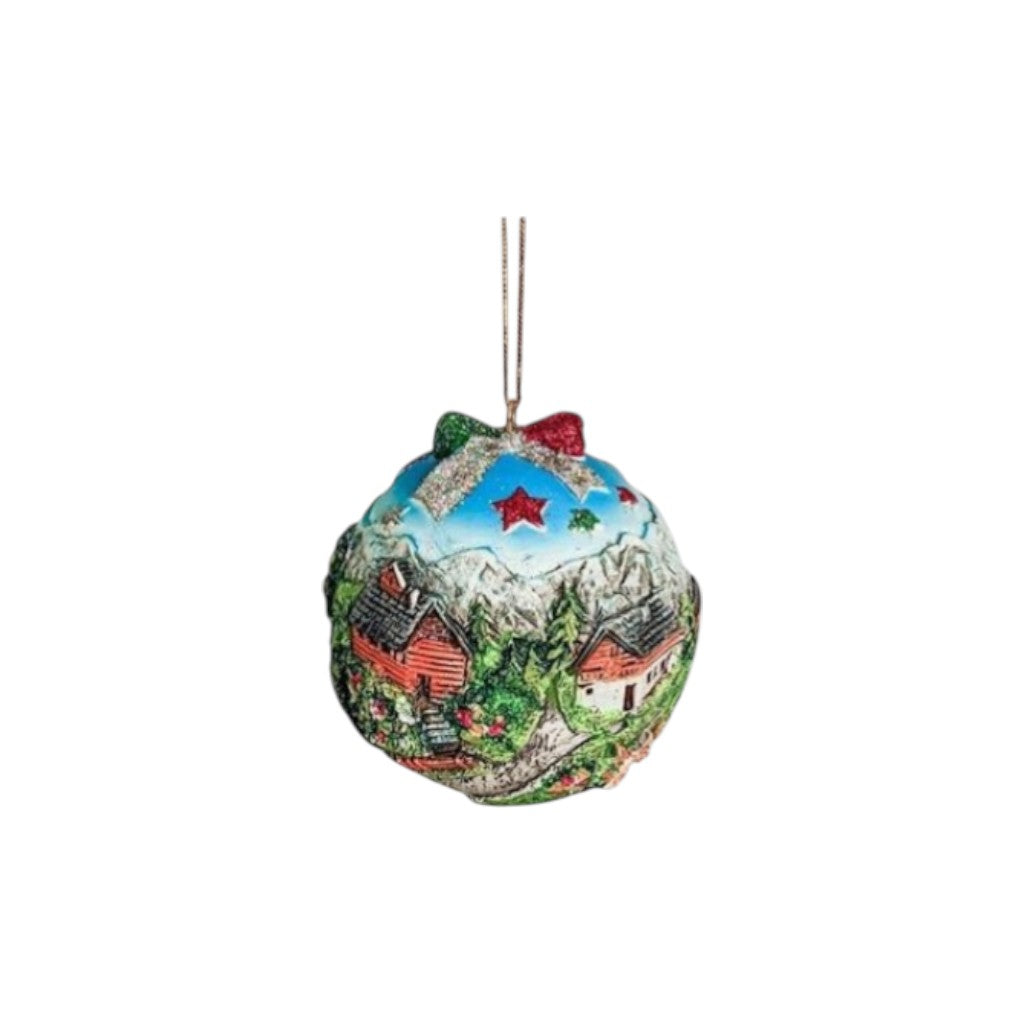 creanorm Weihnachtskugel Steinbock Sommer mit Verpackung