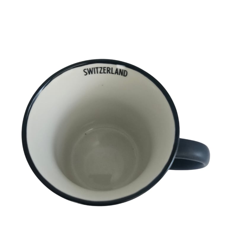 creanorm Switzerland Tasse Keramik, schwarz