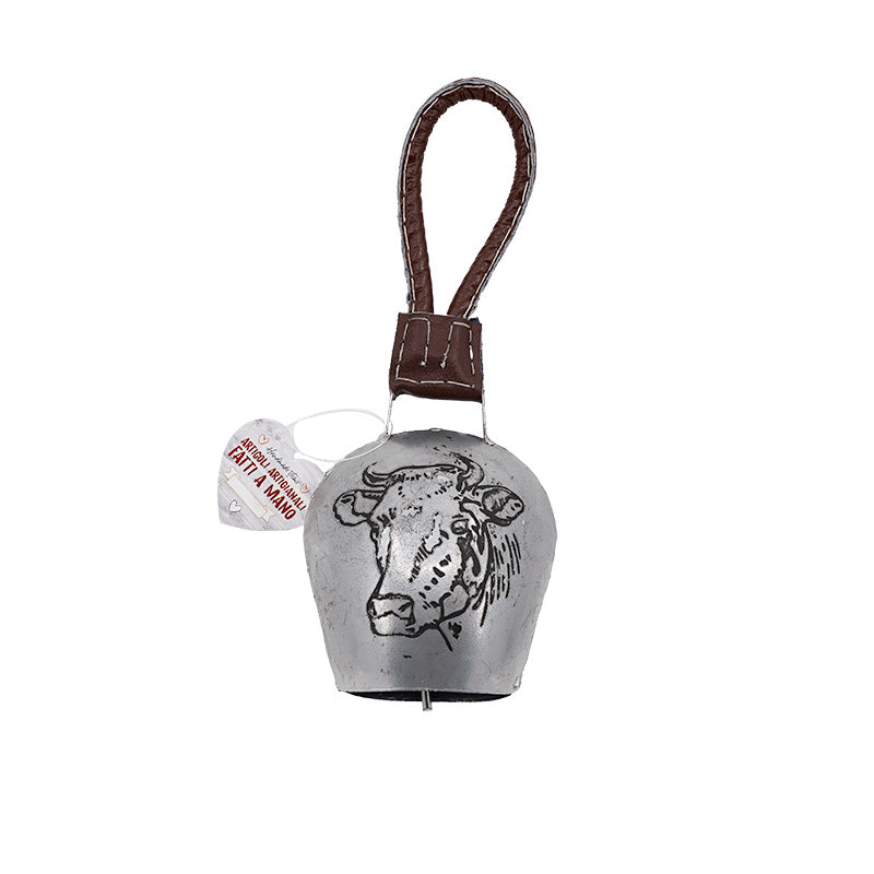 creanorm Metall Glocke, klein "Kuh", 10 x 10 cm