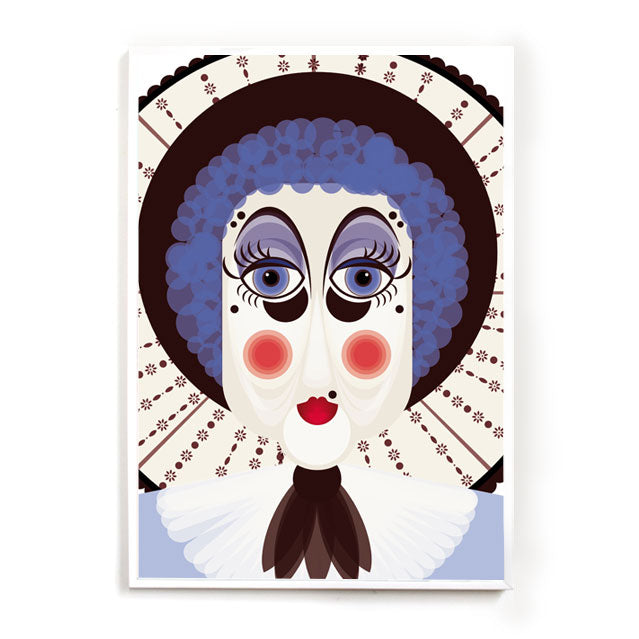 s.wert Postkarte Basel Fasnacht Alti Dante, A6