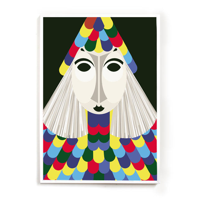 s.wert Postkarte Basel Fasnacht Blätzlibajass, A6