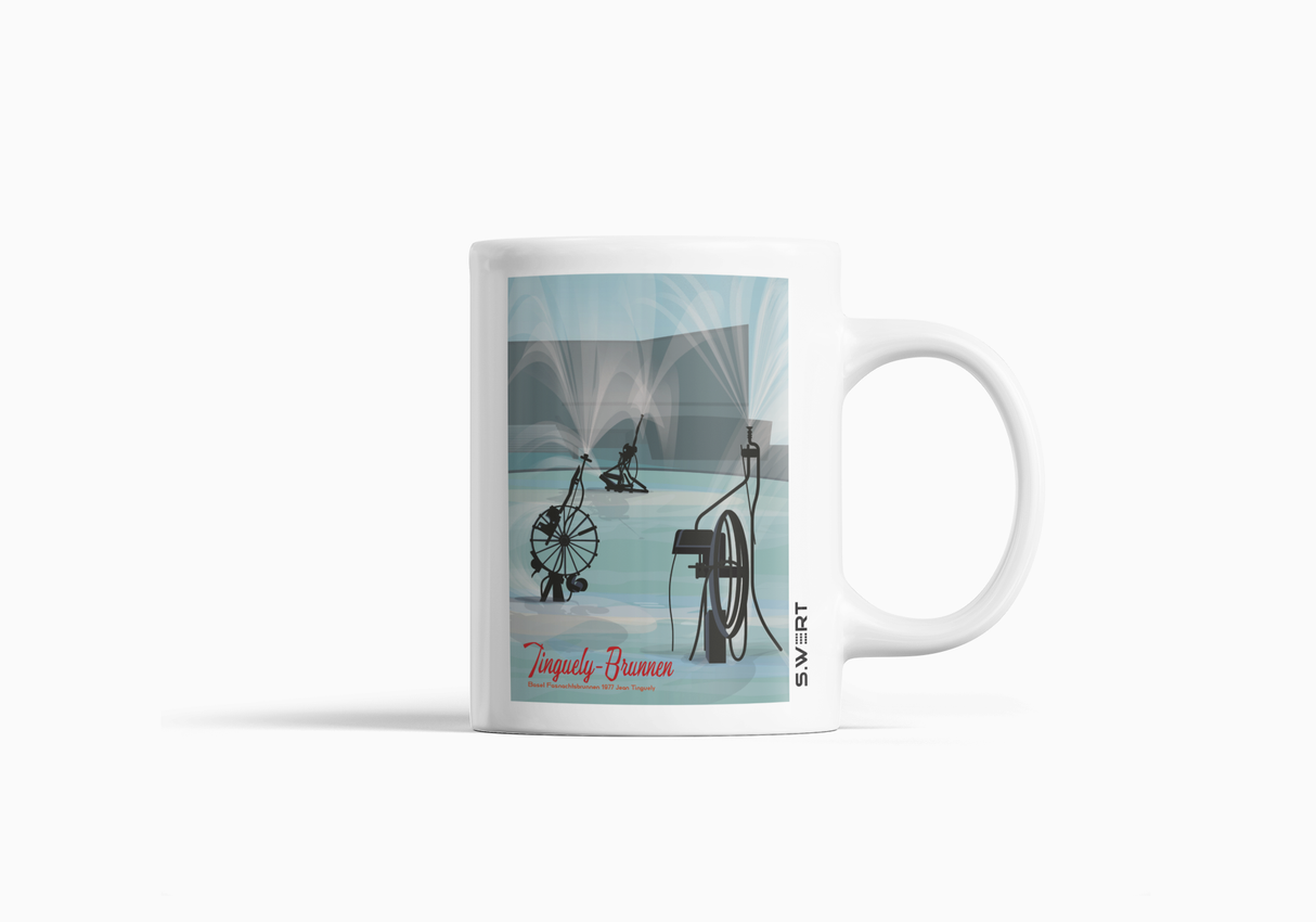 s.wert Tasse Basel Tinguely-Brunnen, 250 ml