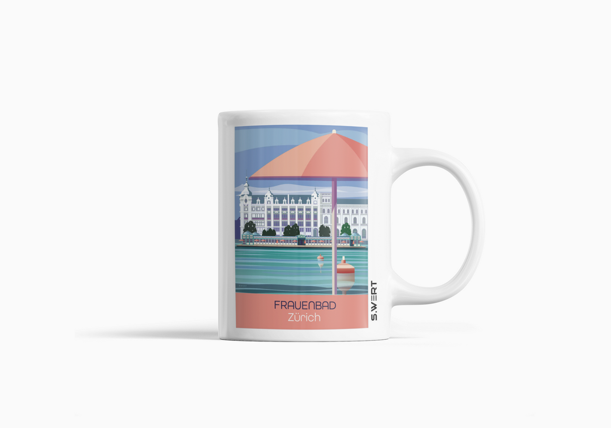 s.wert Tasse Zürich Frauenbadi, 250 ml