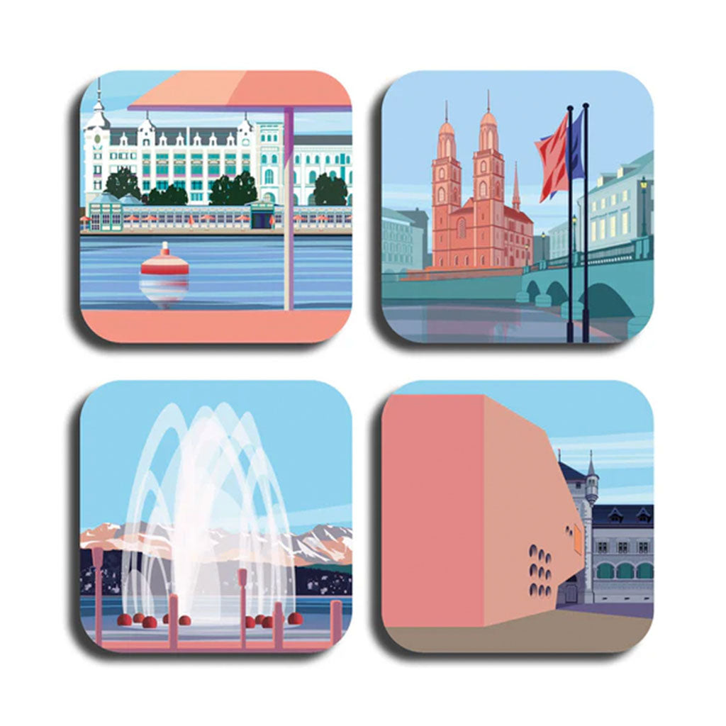 s.wert Coaster Set Zürich