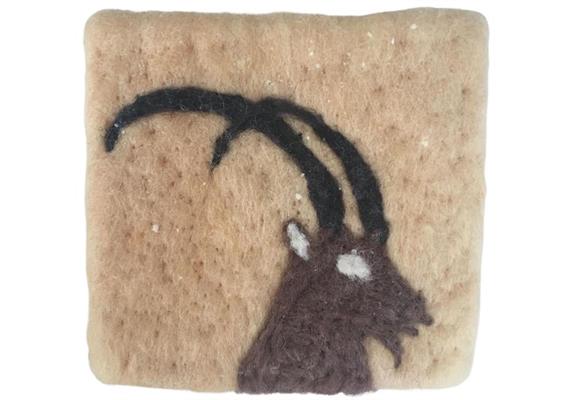 creanorm Handgemachte Filzseife, Steinbock-Kopf