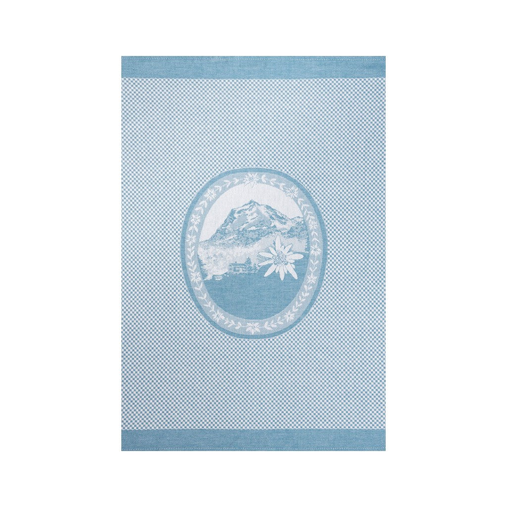 KULTSCHTOFF Küchentuch Älpli, türkis