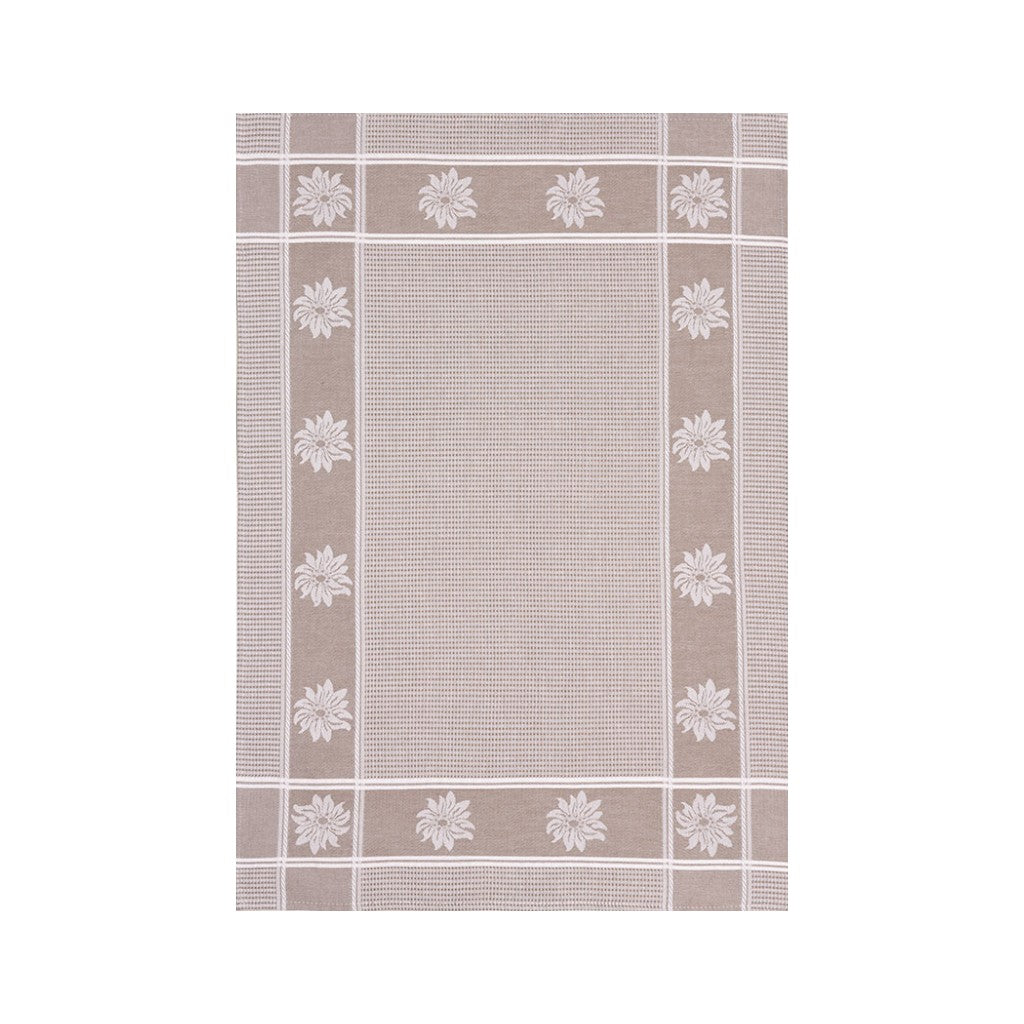 KULTSCHTOFF Waffeltuch Edelweiss, taupe